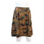 HERMÈS Iconic Horse Camouflage Print Cargo Skirt Size 42 - Collector's Piece