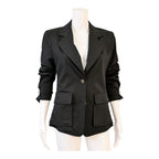 Yves Saint Laurent YSL by Tom Ford Black Cargo Blazer Size 40