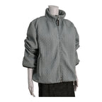 Prada Argento Zip Jacket Size 46IT