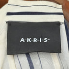 Akris Striped Balloon Sleeve Dress Siz3 6/8