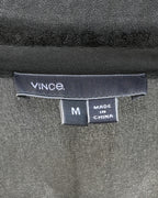 Vince Sage Grey Silk Henley Shift Dress