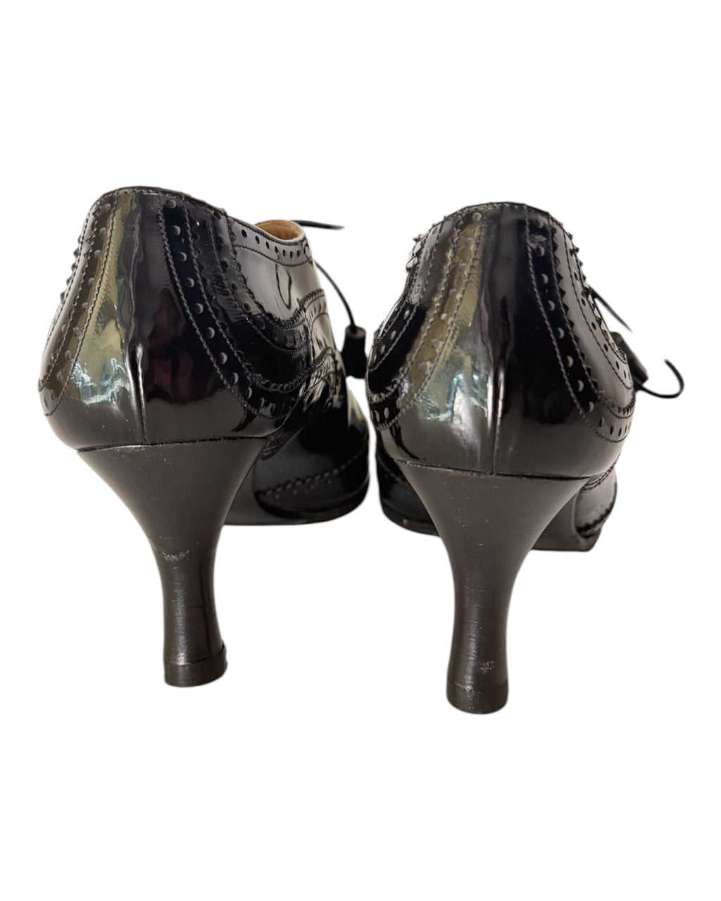 Hermès Patent Leather Oxford Heels Size 36
