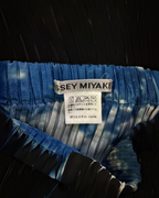 Issey Miyake Pleated Two-Piece Set | Sculptural Top & Asymmetrical Skirt