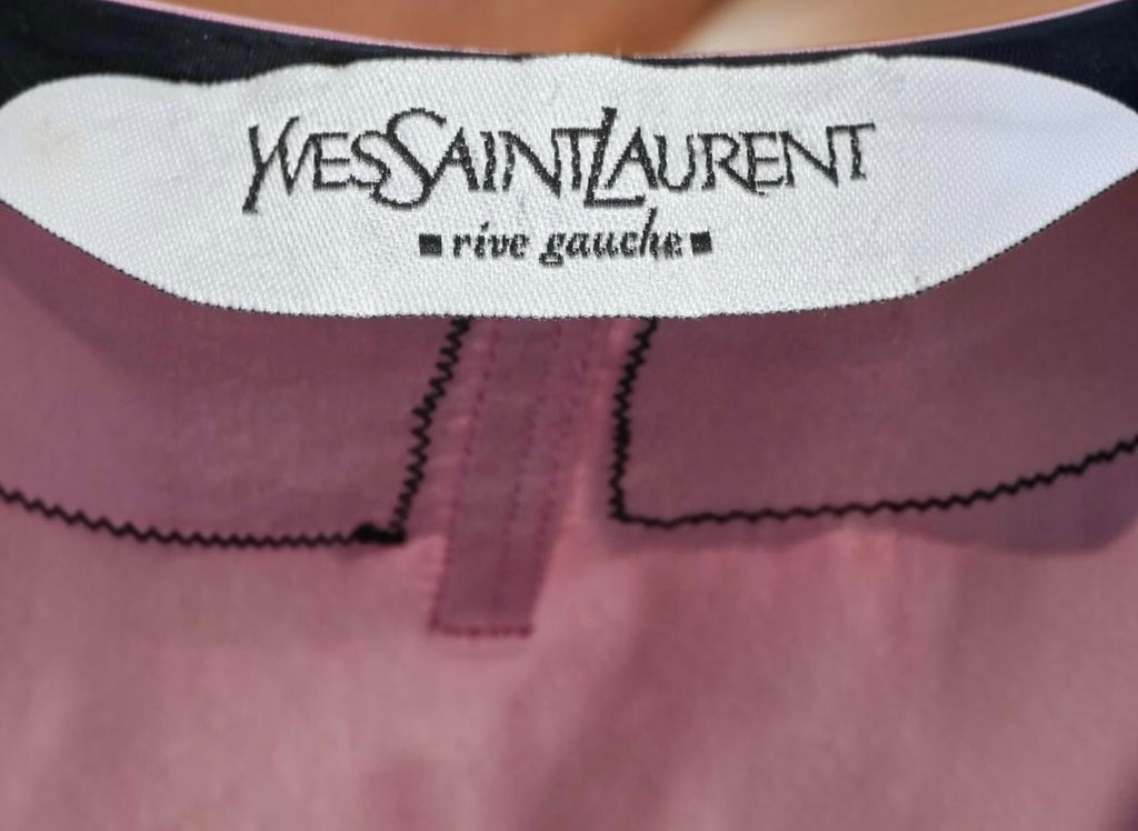 Yves Saint Laurent Rive Gauche Pink Blouse Size 42