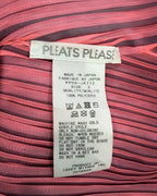 Pleats Please Issey Miyake Pink Gradient Pleated Top Size 3