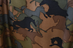 HERMÈS Iconic Horse Camouflage Print Cargo Skirt Size 42 - Collector's Piece