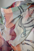 Hermes Brides de Gala Silk Swimsuit Cover-up Size O/S