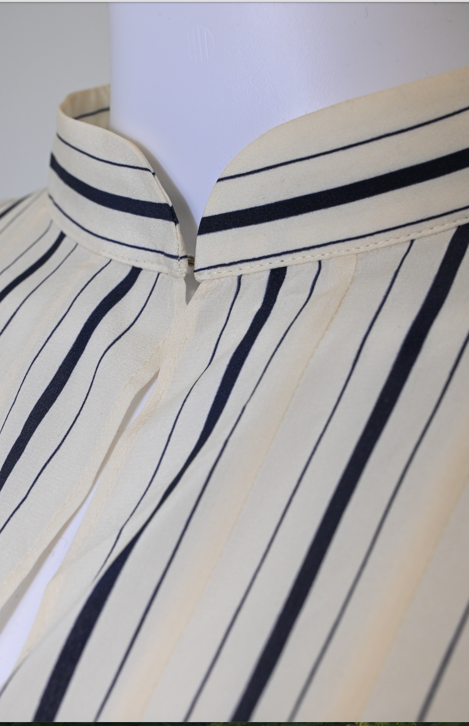 Akris Striped Balloon Sleeve Dress Siz3 6/8