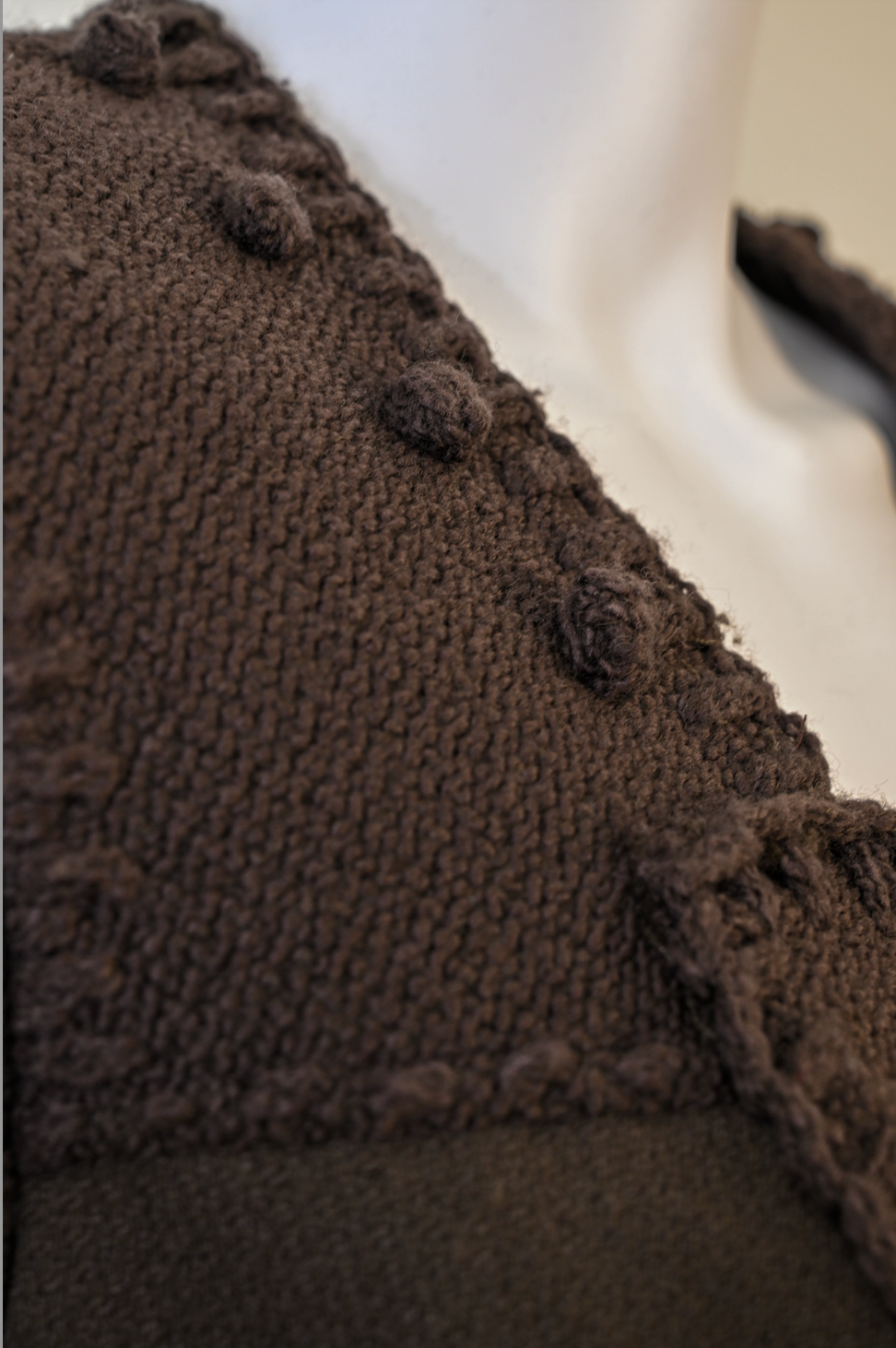 Yves Saint Laurent YSL Brown Bouclé Artisan Jacket Size 44