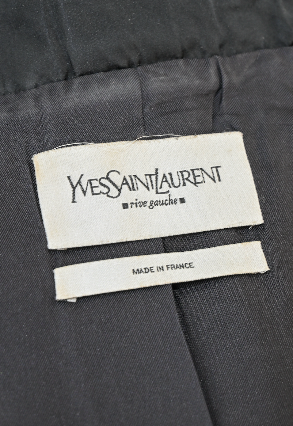 Yves Saint Laurent YSL by Tom Ford Black Jacket with Ruffle Collar Size 40
