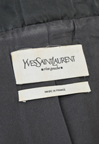 Yves Saint Laurent YSL by Tom Ford Black Jacket with Ruffle Collar Size 40