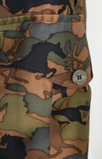 HERMÈS Iconic Horse Camouflage Print Cargo Skirt Size 42 - Collector's Piece
