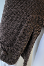 Yves Saint Laurent YSL Brown Bouclé Artisan Jacket Size 44