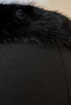 Prada Mink Fur Collar Jacket Size 46