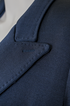 Yves Saint Laurent YSL Double Breasted Navy Jacket with Gold Buttons Size: 44