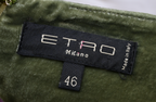 ETRO Multicolor Fair Isle Jacquard Knit Flared Midi Skirt Size 46
