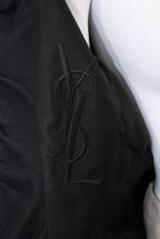 Yves Saint Laurent Rive Gauche Velvet Trim Blazer Size 40