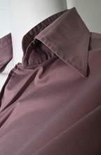 Yves Saint Laurent YSL by Tom Ford Dusty Mauve Oversized Bow Shirt Size 42