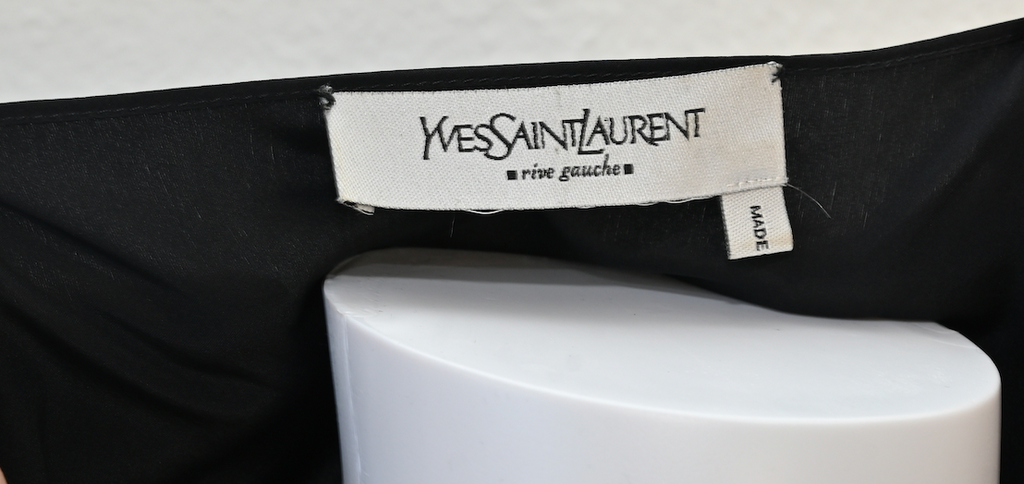 Yves Saint Laurent Eyelash Boatneck Blouse Size 40