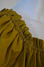 Yves Saint Laurent YSL by Tom Ford Mustard Peasant Blouse Size 42