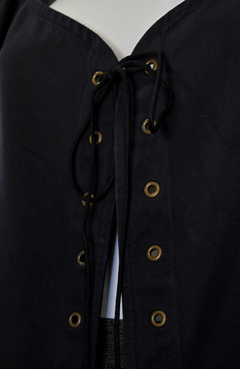 Stefano Pilatti for YSL Lace Up Corset Top Size 44