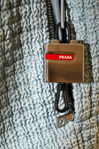 Prada Argento Zip Jacket Size 46IT