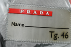 Prada Argento Zip Jacket Size 46IT