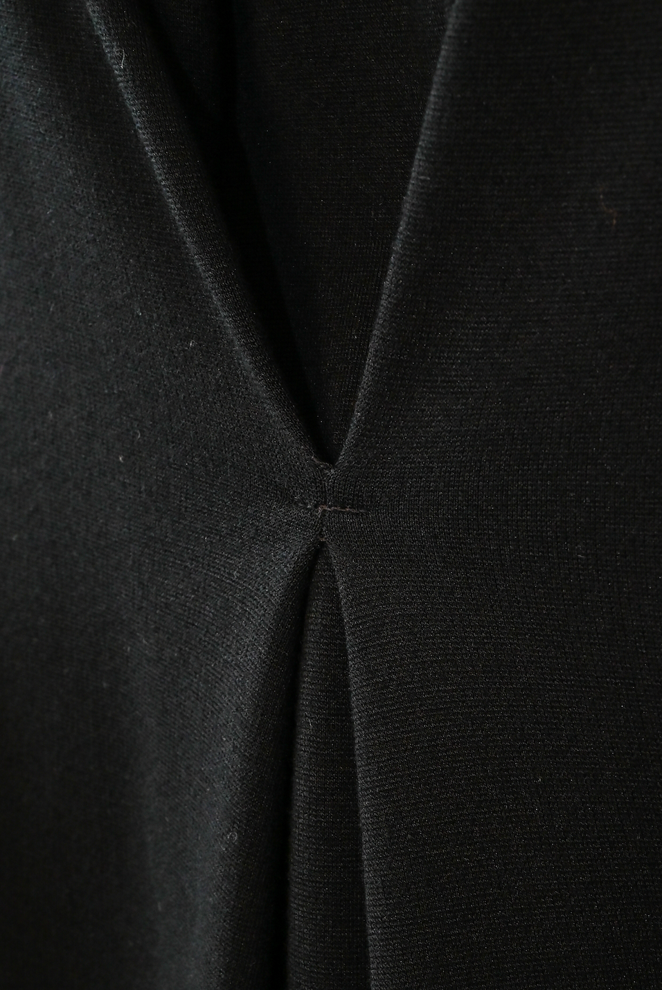 Yves Saint Laurent YSL Black Draped Cowl Collar Top Size Large