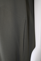 Vince Sage Grey Silk Henley Shift Dress