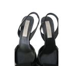 Stella McCartney Black Slingback Pumps with Oversized Bow Size 36