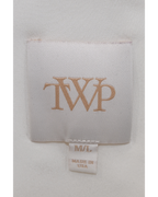 TWP Ivory Silk Button Down Blouse Size M/L
